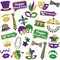 31 Pieces Mardi Gras Photo Booth Props Masquerade Party Photo Booth Props for Mardi Gras New Orleans Party Decorations Masquerade Costume Accessories Funny Selfie Photography